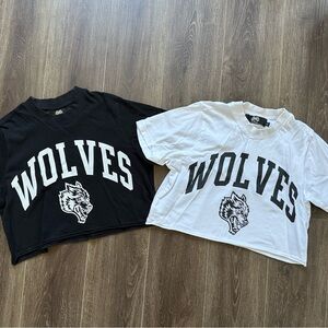 Darc Sport Crop Tops - Black & White (size Small)